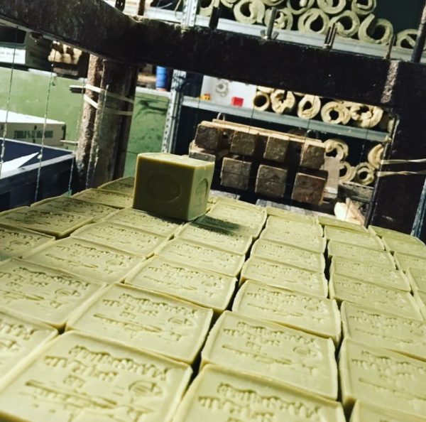 Large Marseille Soap scented candle inspired by Savonnerie Le Sérail in Marseille