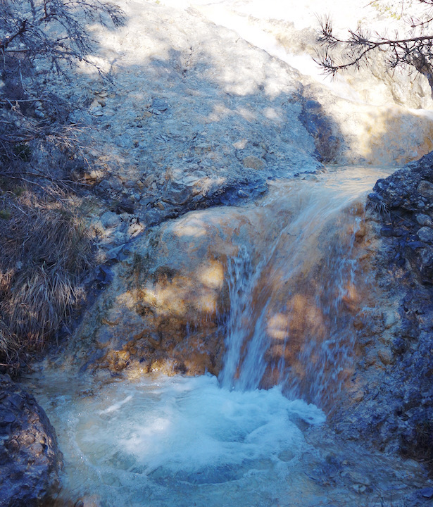 Natural spring and flowing water inspiring the Natural Spring Scented Candle